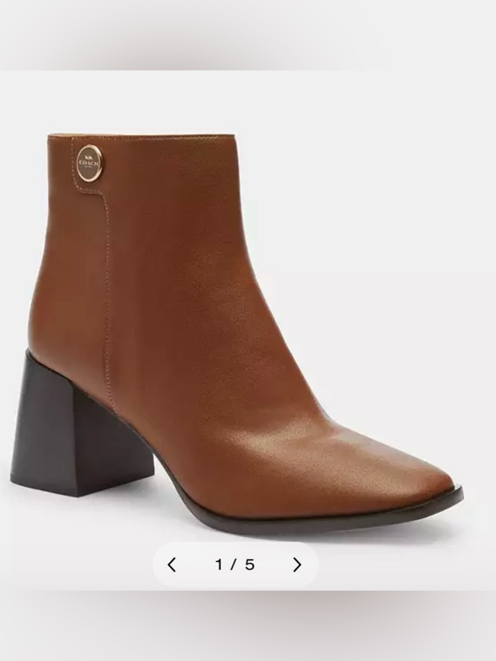Coach SHANA leather bootie